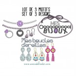 lot 3 motifs Bijoux